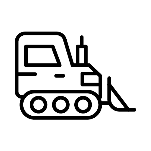 Asphalt construction icon